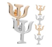 PLAFOPE Broches de Solapa Psicología y Pin Psiquiatra Vintage Aleación Resistente para Mujer Uso en Ropa y Mochila Set 6 Piezas Oro y Plata