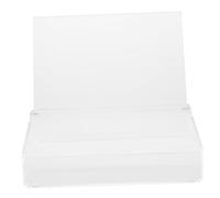 PLAFOPE Caja De Almacenamiento De Acrílico Estuche Transparente Organízate 19.7x13.4x4.7cm