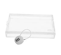 PLAFOPE Caja de Bloqueo para Móvil con Candado y Caja Transparente Acrílica Resistente para Control de Adicción y Almacenamiento Seguro
