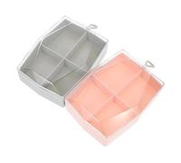 PLAFOPE Caja Huevos De Maquillaje Organizador De Portátil Tapa a De Humedad Compacto