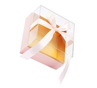 PLAFOPE Caja Para Conservar Flores Con Tapa Cuadrada Para Guardar Flores Para San Valentín Día De La Día Del Decorativa