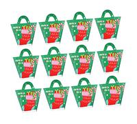 PLAFOPE Cajas de Dulces Navideñas Únicas 12 Piezas Material de Papel para Embalaje de Cajas Navideñas Haz Tu Propia Caja de Postres para Invitados