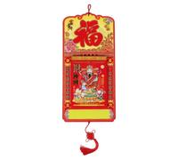 PLAFOPE Calendario de Pared 2027 Estilo Tradicional Chino de Papel con Recomendaciones de Feng Shui y Tiempos Calibrados para Estudio y Oficina Año Cabra