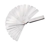 PLAFOPE Calibrador de Espesores Acero Inoxidable Cuchillas Doble Marcado Métrico Imperial Medidor de Brechas Plegable Fácil Uso para Medición Precisa