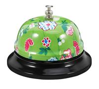 PLAFOPE Campana de Servicio Manual para Restaurante y Bar, Timbre de Escritorio Sonido Claro, Campana de Llamada para Atención al Cliente en Cocina, Escuela y Oficina, Diseño Compacto