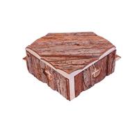 PLAFOPE Casa de Hámster de Madera Tipo Cabaña para Juego y Escondite