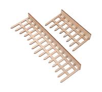 PLAFOPE Casas de Muñecas Cerca de Madera Suave para Maquetas y Manualidades Accesorio Mini para Paisajes Miniatura