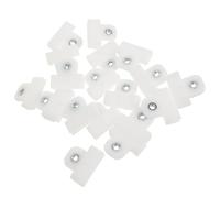 PLAFOPE Clips para Elevalunas de Coche Aplicables 50 Piezas Fijaciones Plásticas Resistentes a Todo Clima Clips de Retención Metálicos para Regulador de Ventana y Paneles de Puerta