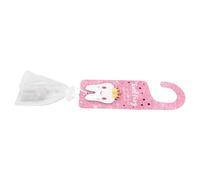 PLAFOPE Colgador con Diseño Versátil de Madera Rosa de Puerta para Dientes de Leche y Bolsa de Almacenamiento Habitaciones