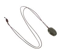 PLAFOPE Colgante de Piedra Natural Labradorita 2-4 Cm, Collar Dije de Cristal Azul Luna, Peso Aprox 20 G, Adorno Artesanal para Mujer y Decoración del Hogar Color Color Aleatorio