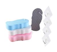 PLAFOPE Cómodas Herramientas de Ducha para Niños Y Niñas Esponjas de Baño Resistentes al Desgaste 1 Juego de 8 Estropajos de Limpieza para Bebés
