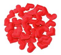 PLAFOPE Confeti Decorativo Corazón Rojo 3 CM 300 Piezas para San Valentín Bodas y Cumpleaños Decoración Romántica de Mesa y Ambiente Festivo