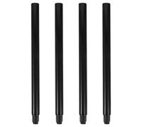 PLAFOPE Conjunto de 4 Juegos de Varillas y Conectores para Postes de Luz Solar de Jardín, Extensión de Postes Abs Resistentes para Luces Solares de Exterior en Césped y Patio