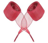 PLAFOPE Cordones Material de Chiffon para Zapatos de Mujer de Gasa Anchos y Planos Fáciles de Atar y Decorativos, Ideales para Botas y Zapatillas Deportivas