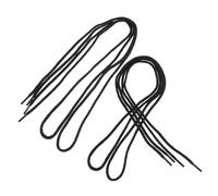 PLAFOPE Cordones para Botas de Trabajo Negros Resistentes al Fuego, 2 Pares, Fibra y Algodón, para Condiciones Industriales y Soldadura, Fáciles de Reemplazar
