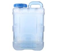 PLAFOPE Cubo de Agua para Acampar 15 Litros Portátil Sello Hermético, Contenedor de Líquidos Resistente para Almacenamiento de Agua en Exteriores, Hogar y Coche