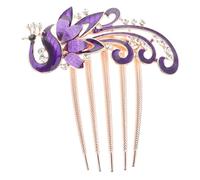 PLAFOPE de Novia con Cristales Brillantes Accesorio Vintage para Cabello Peine Lateral Elegante para Boda y Fiesta Tocado Delicado para Niña y Dama