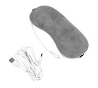 PLAFOPE De Ojos Usb Calentada Máscara De Vapor Relajante De y Ojeras Para Dormir y Color Gris