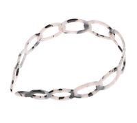 PLAFOPE Diadema Antideslizante Decorativa Azul De Acetato Efecto Carey, Ligera y Cómoda Para Niñas y Mujeres, Adecuado Para Deportes, Lectura, Uso Diario y Fiestas