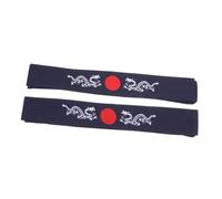 PLAFOPE Diadema Bushido Japonesa para Ejercicios y Karate, Juego de 2 Piezas Diseño Tradicional, Banda Deportiva Ajustable para Actividades al Aire Libre
