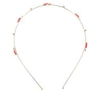 PLAFOPE Diadema De Fresa Accesorio De Fiesta Para Mujeres Delicado y Brillante