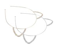 PLAFOPE Diadema de Metal Orejas de Gato 2 Piezas para Niñas, Accesorio para Disfraz y Fiesta, Diademas Ligeras y Ajustables en Color Plata y Dorado para Cuidado del Cabello
