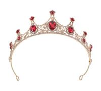 PLAFOPE Diadema Princesa con Diadema de Rhinestone Ligera y Cómoda Accesorio de Boda y Fiesta Elegante Tocado Real para Adultos y Niñas
