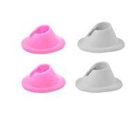 PLAFOPE Esmalte Práctico Botellas Soporte para Silicona de Uñas de Ligero 4 Piezas para Uso Profesional en Escuelas de Diseño