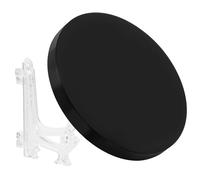 PLAFOPE Espejo Clásico Soporte con Acrílico Obsidiana o y de Redondo Diseño Elegante Color Aleatorio para Decoración Feng en Shui Hogar Fiestas de Empresa