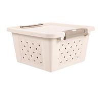 PLAFOPE Estuche de Viaje para Hámster y Mascotas Pequeñas Diseño Transpirable, Multi-Funcional y Fabricado en Plástico Beige, Adecuado para Transportar Cómodamente