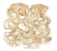 PLAFOPE Extensiones De Cabello Castaño 6pcs Rizadas Clip Cabello Postizo Para Adolescentes
