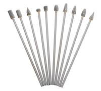 PLAFOPE Fresas de Carburo Rotativas para Taladro Limas Rotativas para Tallado Madera Metal y Herramientas de Pulido y Grabado de Alta Precisión