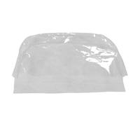 PLAFOPE Funda de Plástico Transparente Tamaño 62.5x34cm Protectora y Resistente para Respaldo de Silla de Salón Adecuado para Barberías y Salones de Belleza