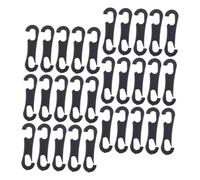 PLAFOPE Ganchos para Cojines de Asiento de Coche S Tipo 150 Piezas Abs Resistentes Accesorios para Fijar Fundas de Asiento Interiores de Vehículo Uso Automotor