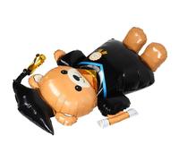 PLAFOPE Globo Gigante de Oso 3D de 60 Pulgadas Decoración Inflable para Fiesta de Graduación Fondo de Fotos para Interiores y Exteriores Globo Pancarta de Felicitación para Graduados