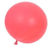 PLAFOPE Globo Meteorológico Redondo de Látex Rojo de 48 Pulgadas para Exploración Científica y Decoración en Festivales y Fiestas Temáticas