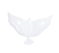 PLAFOPE Globos Conmemorativos de Paloma Blancos Decoración para Bodas y Ceremonias Globo de Pájaro Paloma para Fiestas Temáticas y Cumpleaños Paquete Único para Ambiente Alegre y