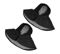 PLAFOPE Gorras con Chal Protector de Mezclilla para Trabajo Industrial, Capucha Ajustable a Prueba de Viento y Polvo para Cuello y Hombros, 2 Piezas para Protección Color Aleatorio