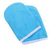 PLAFOPE Guantes De Cera Para Manos Tamaño Grueso Azul Borde Blanco Calentadores Térmicos Para Spa Cuidado Hidratante De Manos Profesionales