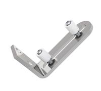 PLAFOPE Guía de Suelo para Minimizar Impactos Ajustable de Acero Inoxidable Tope de Guía de Piso para Puerta Corrediza en Puertas de Granero y Rodantes