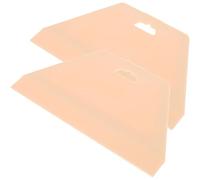 PLAFOPE Herramienta para Suavizar Papel Tapiz 2 Piezas, Raspador Trapezoidal Plástico para Paredes, Aplicación de Película Adhesiva, Alisador Flexible para Eliminar Burbujas y Arrugas