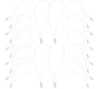 PLAFOPE Herramienta Profesional para Extensiones de Cabello Nano Ring Blanca Micro Anillos Ligeros y Duraderos con Hilo para Peluquería Compatible Tipo de Cabello Fácil Instalación y Uso