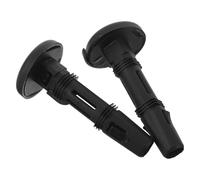 PLAFOPE Inserto de guía para reposacabezas de asiento coche, tubo de plástico, 2 piezas, posicionamiento preciso, color negro, para viajes largos