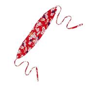 PLAFOPE Japanese Style Wide Waistband With Sakura Embroidery Polyester Floral Kimono Belt For Womens Dresses Traditional Events Festivals And Casual Wear