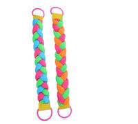 PLAFOPE Juego de 2 Toallas de Baño con Tiras en La Posterior Toalla de Baño de Doble Cara Que No Se Frota con Barro para Mujeres