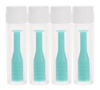 PLAFOPE Juego de 4 Herramientas para Lentes de Contacto Rígidos con Ventosa de Silicona Suave, Accesorio de Viaje Compacto para Insertar y Remover Lentillas, Cuidado Seguro y Práctico