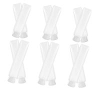 PLAFOPE Kit de 12 Tubos de Pe y Pp para Viaje y Negocios, Botellas Reutilizables de 30ml y 50ml Tapa a Prueba de Fugas, Fácil de Limpiar para Guardar Maquillaje
