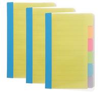 PLAFOPE Libretas Pequeñas de Papel Amarillo Notas Adhesivas Fáciles de Despegar, Blocs Portátiles para Lista de Compras y Preparación de Horarios