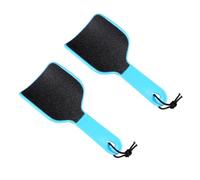 PLAFOPE Limas De Pie Doble Cara 2 Piezas Tamaño Medio Removedor De Callos y Piel Muerta Cuidado Pies Uso Profesional y Doméstico Color Azul