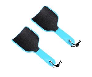 PLAFOPE Limas De Pie Doble Cara 2 Piezas Tamaño Medio Removedor De Callos y Piel Muerta Cuidado Pies Uso Profesional y Doméstico Color Azul